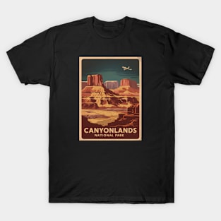 Vintage Poster of Canyonlands National Park T-Shirt